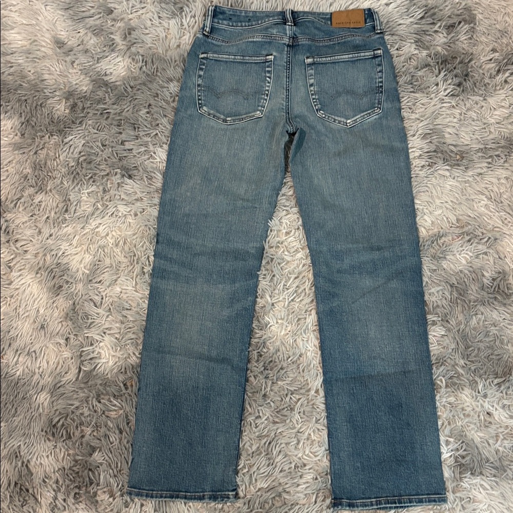American Eagle Outfitters Men's‎ Light Blue Straight Jeans